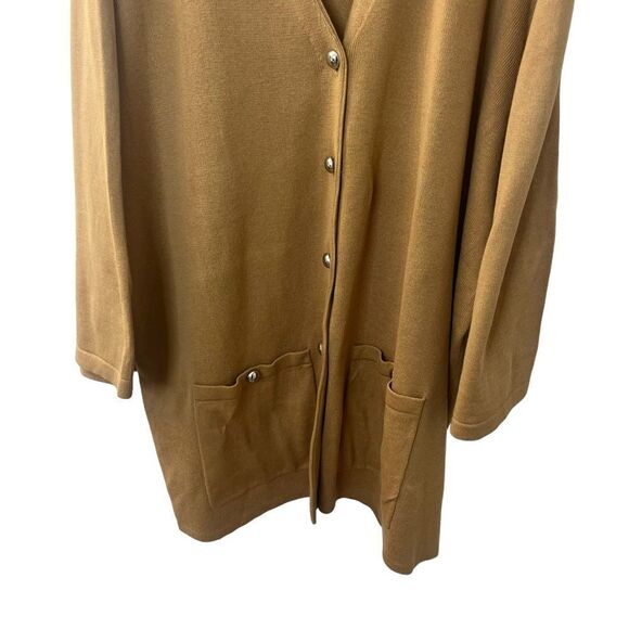Bob Mackie Button Front Cardigan Sz 3X - Picture 4 of 7
